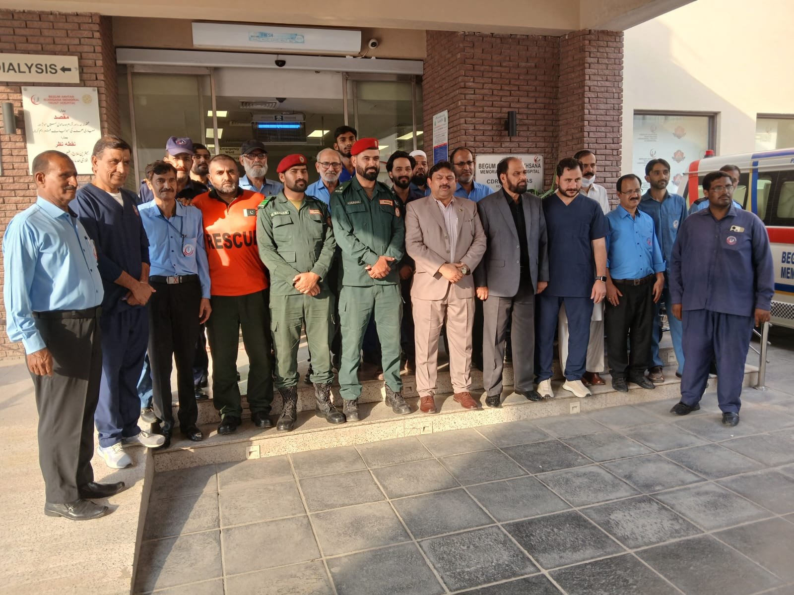 Rescue 1122 Event at BIH Safari Hospital